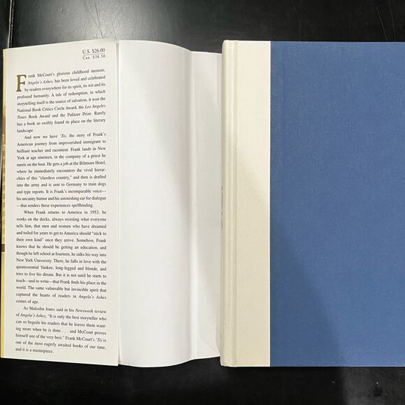 NEW ‘Tis by Frank McCourt Memoir Hardcover Nonfiction Book NWT - Picture 7 of 12